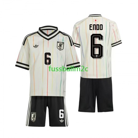 Fußballtrikots Japan Wataru Endo 6 Kinder Auswärts Trikotsatz WM 2026 Fußballtrikots Japan Wataru Endo 6 Kinder Auswärts Trikotsatz WM 2026